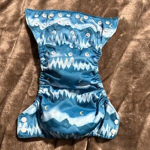 Thirsties AIO Natural Cloth Diaper- Mountain moon (3 of 5)